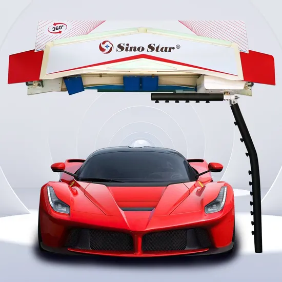 Made in China Automatic Touch Free Car Wash Equipment for Europe Gas Station with Whole Machine 3 Years Warranty 