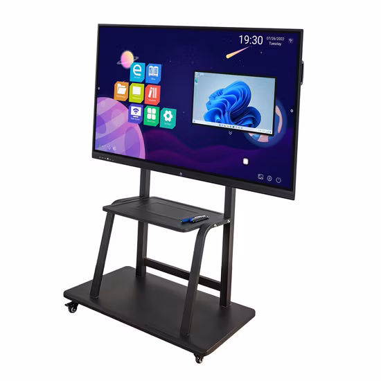Camera+Dual WiFi Interactive Computer Touch Interactive Flat Panel Smart Board Miboard Kiosk Conference Meeting Whiteboard Display LCD Screen All in One