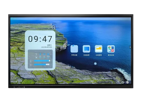 98inch 4K Smart Board, Android Windows Dual System 3840*2160 Dispay Interactive Touch Screen for Teaching&Conference 