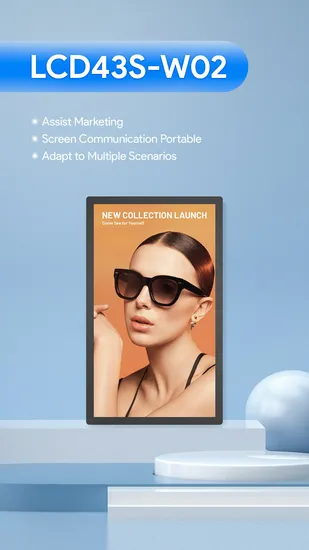 Wholesale Electronic High Definition 32 Inch LCD Dual Screen Poster Display Touch Screen 