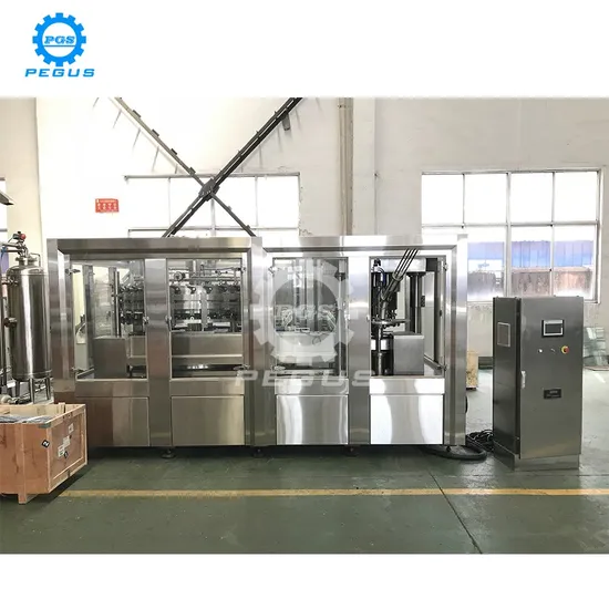 Whole Line Automatic Pet Aluminum Tin Can Filling Sealing Machine for Beer Carbonated Beverage Juice Soda Water Soft Drink 