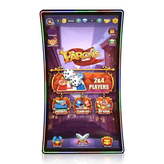 32 43 55 Inch Capacitive Touchscreen Slot Gaming Machine Monitor Display Flat/Curved Touch Screen 