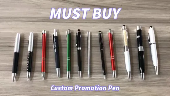 Promotional Stationery Supply Crystal Touch Screen Ballpoint Ball Pen for Office School 