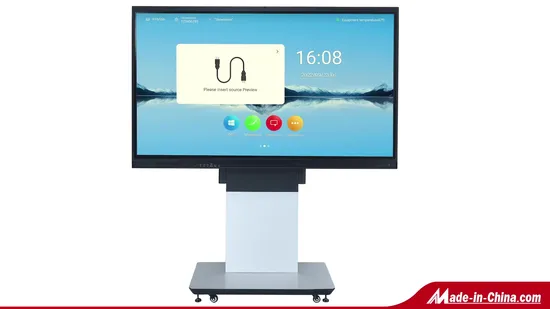 Interactive Touch Screen Panel 4k Lcd Flat Dual System Interact Whiteboard interactive flat panel smart board  smart screens for school 