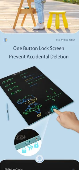 ODM OEM 9.5inch Pencil Box Design Electronic Drawing Board Cartoon LCD Writing Tablet Writting Padlcd Writting Board for Children Gift 