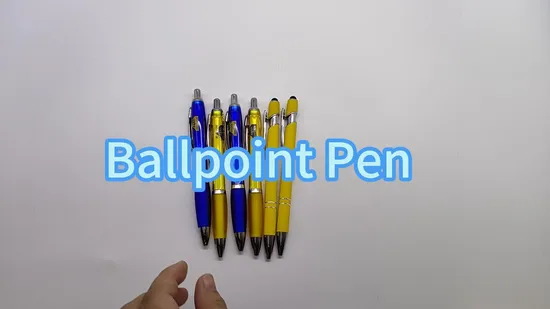 Wholesale Hot Sale Durable Retractable Ballpoint Pen Promotional Multicolor School 2