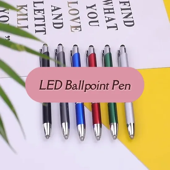 Durable Strong Stylishcustom Logo LED Light Touch Pen Metal Pen for Caperdonich Nola Distillery 1876 Spirits 